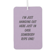 Hanging Out Bleke Paarse Auto Air Freshener