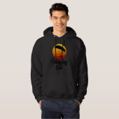Hanging Out Retro Women Paraglider Adventure Hoodie (Voorkant volledig)