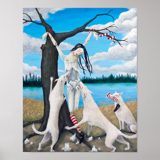 "Hanging" par Christiane Cegavske Poster (Devant)