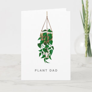 Hanging Plant Dad Kaart