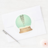 Hanging plante globe de neige autocollant vert bla (Enveloppe)