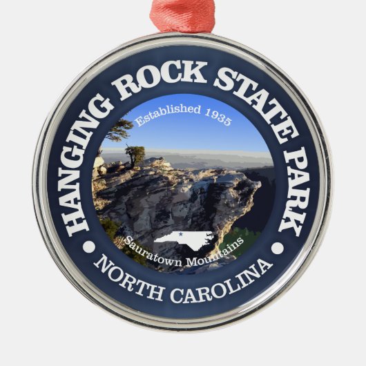 Hanging Rock SP Metalen Ornament (Voorkant)