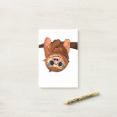 Hanging sloth post-it® notes (Op bureau)