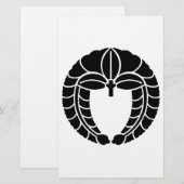 Hanging wisteria briefpapier (Voorkant / Achterkant)