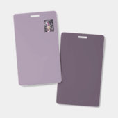 Hanging With Hyde badge violet vertical petit Hyde (Avant & arrière)