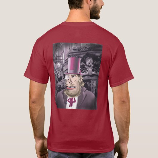 Hanging With Hyde femmes maroon T-shirt dos (Dos)