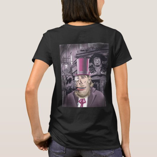 Hanging With Hyde femmes noir T-shirt dos (Dos)