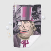 Hanging With Hyde golf towel Golfhanddoek (Insitu)