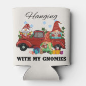 Hanging With My Gnomies - Schattigee kerst Blikjeskoeler (Achterkant)