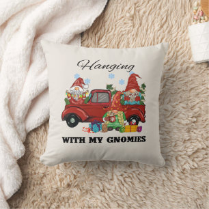 Hanging With My Gnomies - Schattigee kerst Kussen