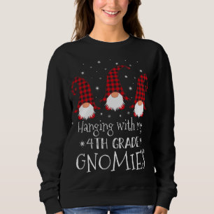 Hangin's met mijn Gnomen Drie Gnomes Kerstmannen Trui