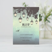  hanglampen BRUILOFT RSVP KAARTEN (Staand voorkant)