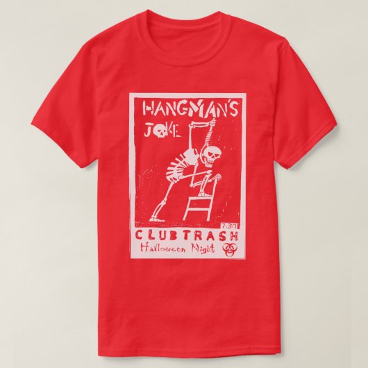 Hangmans grapt de kraai t-shirt (Design voorkant)