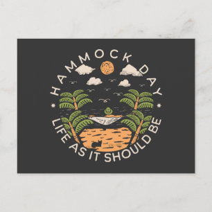Hangmat dag leven zoals het hoort te zijn briefkaart