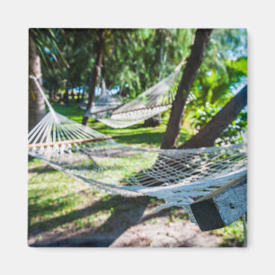 Hangmat op het strand, Fiji Magneet