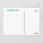"Hangout" No 2 Carte Postale Vintage Clothesline (Dos)