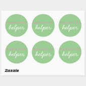 Hangover Helper Wedding Favoriser Sticker Sage ros (Feuille)