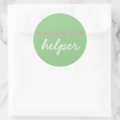 Hangover Helper Wedding Favoriser Sticker Sage ros (Sac)
