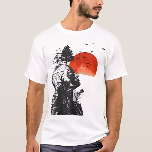 Hangover Human Tree Graphic T-shirt (Voorkant)