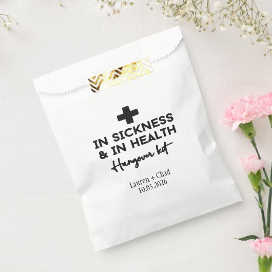 Hangover Kit Bedankzakje (Gezegeld)