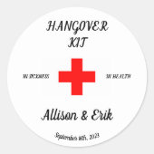 Hangover Kit Sticker (Voorkant)