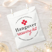 Hangover Recovery Kit Personalized Wedding Bedankzakje (Geknipt)