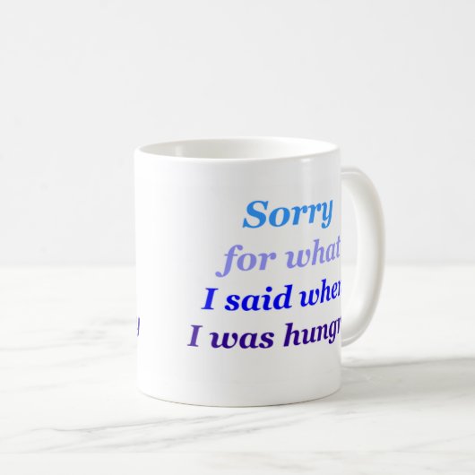 Hangry mok (Voorkant rechts)