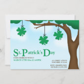 Hangshamrocks - St Patrick's Day Uitnodigingen (Voorkant)