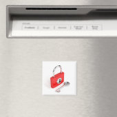 Hangslot en sleutel magneet (Insitu (Vaatwasser))