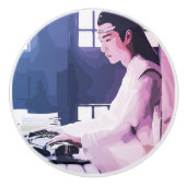 Hanguang Jun Lan Wangji De ongetemde MDZS Keramische Knop (Voorkant)