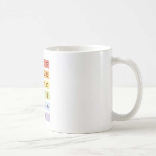 Hangul Blanc 11 oz classique Mug blanc (Droite)