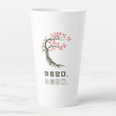 Hangul. Mooi. Latte Mok (Voorkant)