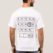 Hangul T-shirts, Ja T-shirt (Achterkant)