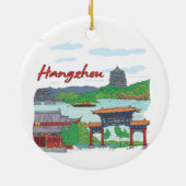 Hangzhou Keramisch Ornament (Achterkant)