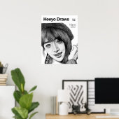 Hani Poster - Door Heeyo Draws (Thuiskantoor)