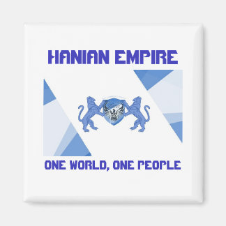 Hanian Empire Flag One World One People Magnet Magneet