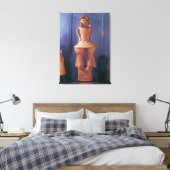 Haniwa figuur, 250-550 canvas afdruk (Insitu (Slaapkamer))