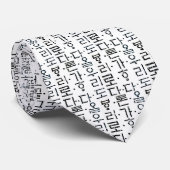 Hanji Traditional Korean Design Necktie Stropdas (Opgerold)