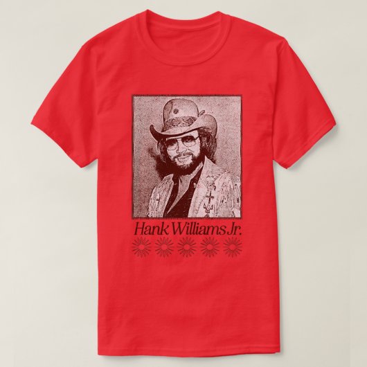 Hank Williams Jr Style TShirt (Design voorkant)