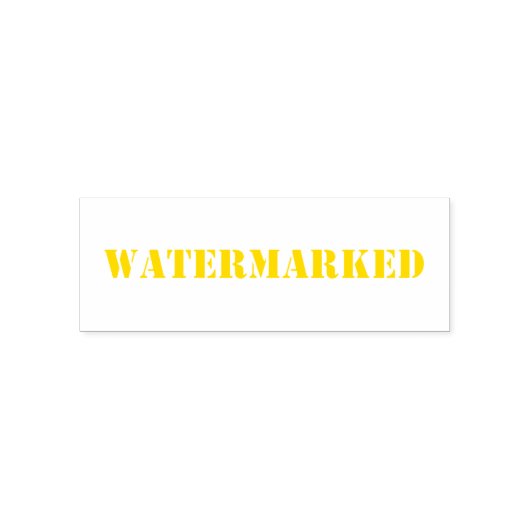 Hanky Code Zelfinkt Stempel - Geel (Design)