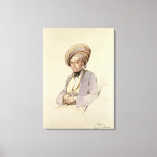 Hanna - Een Griek uit Antioch, 1852 Canvas Afdruk
