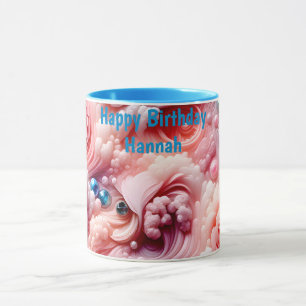 HANNAH ~ Abstract Pattern 3D ~ Pinks~ Mok