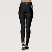 Hannah Ajouter Votre Nom Flower Petals Leggings (Dos)