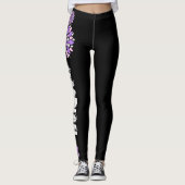 Hannah Ajouter Votre Nom Flower Petals Leggings (Devant)