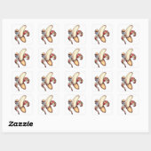 Hannah Banana Stickers! Vierkante Sticker (Vel)