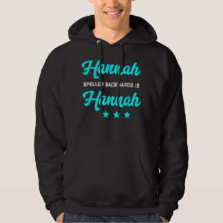 Hannah Écrit À L'envers Est Hannah Tshirt Mot Pla