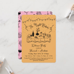 Hannah is de avond voor de welkomstavond kaart