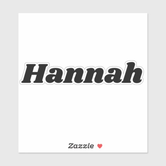 Hannah Sticker (Vel)