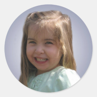 Hannah's gezicht sticker