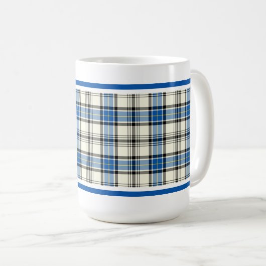Hannay Clan Scottish Tartan Koffiemok (Voorkant rechts)